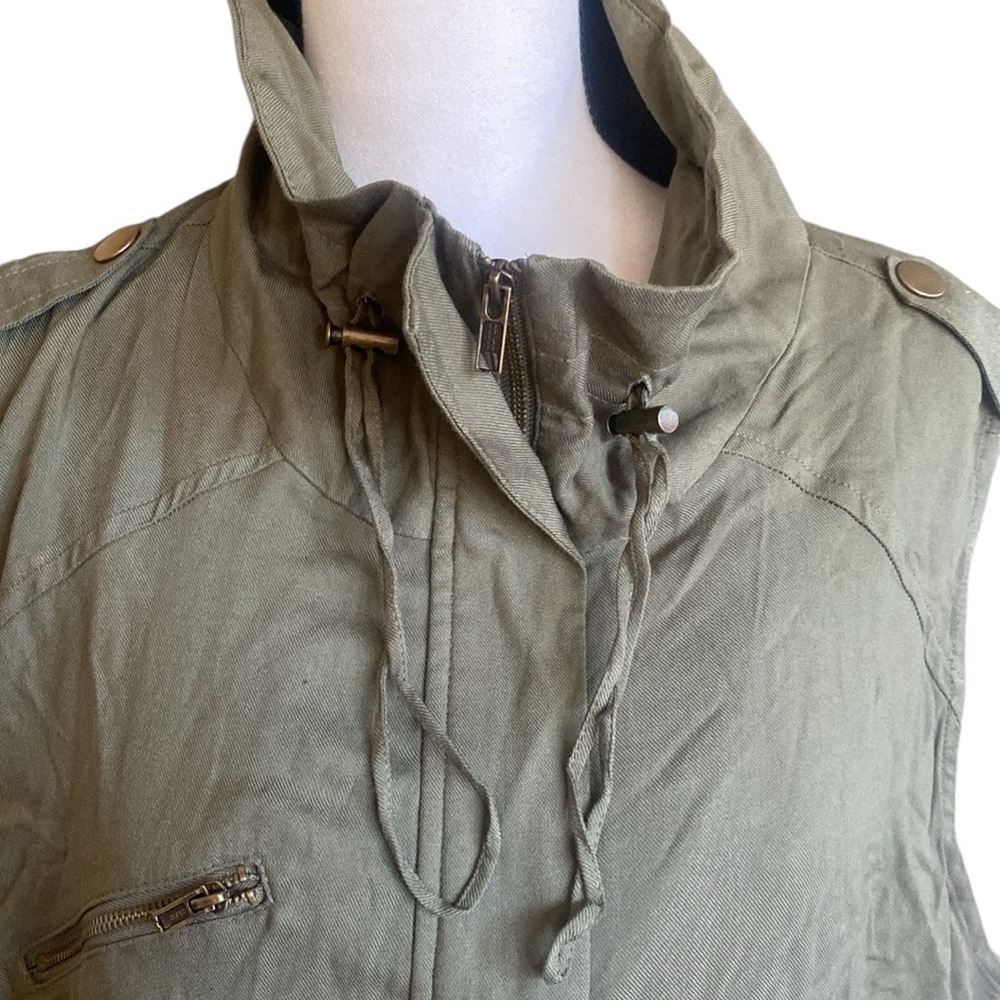 NWT Apt 9 green vest 1X - Picture 2 of 11